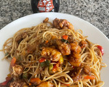 Foto del paso 7 de la receta: Pasta con camarones 🍤 estilo Oriental 🫶