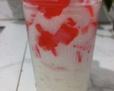 Foto langkah ke 3 dari resep Es Susu Jelly Merah Putih.