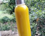 Hình bước làm 4 của món Sữa bí đỏ hạt sen