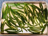 Lemon Mustard Roasted Green Beans