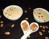 A picture of step 5 of Almond soup.