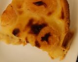 Une image de l'étape 4 de Flan aux pêches.