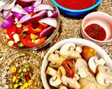 A picture of step 1 of Chilli Tofu Stew (Vegan).