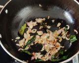 A picture of step 3 of Snake gourd subji.