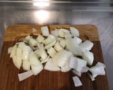 Une image de l'étape 4 de Soupe de pois chiches, carottes, poivron et lard.