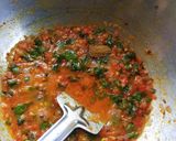 A picture of step 9 of Dal Palak.