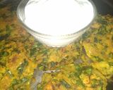 A picture of step 5 of  PALANGA SAGA BHAJASpinach fritters.