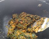 A picture of step 4 of Methi Daal Vada.