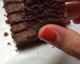 Foto langkah ke 9 dari resep One bite fugdy brownie.
