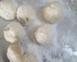 A picture of step 4 of Coconut Laddu.
