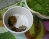 A picture of step 2 of Kachumber Salad.