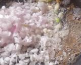 A picture of step 4 of Arbi masala.