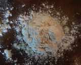 A picture of step 4 of Low fat yeast free pizza dough FAST.