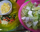 Foto langkah ke 1 dari resep Oseng Sawi Putih Jagung Manis.