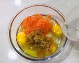 Foto langkah ke 2 dari resep Stim telur,wortel dan udang rebon.