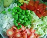 A picture of step 2 of Mixed vegetables Tuvar dal.