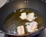 A picture of step 8 of Tofu sandwich with pork and prawn.