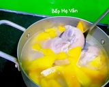 Hình bước làm 3 của món Canh giò heo hầm đu đủ