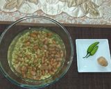 A picture of step 1 of Healthy Palak Moong dal pakoda chaat.