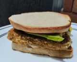 Foto del paso 8 de la receta: Sándwich🍱🥪 de tofu y vegetales🥗..
