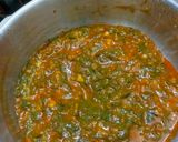 A picture of step 2 of Masoor Dal with Spinach.