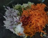 मिक्स वेज चीला (Mix Veg Cheela recipe in Hindi) रेसिपी चरण 1 फोटो