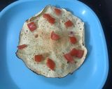 A picture of step 2 of Masala Papad.