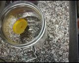 A picture of step 9 of Fresh lemon juice in jar|| and lemonade.