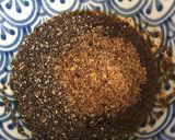 A picture of step 2 of Chocolatey black bean bites - vegan.