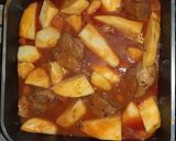 A picture of step 3 of Beef Stew with Potatoes and Peas.
