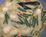 Foto langkah ke 4 dari resep Gulai kacang panjang telur puyuh.