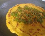 A picture of step 5 of Stuffed Coriander Chilla.