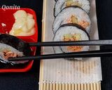 Foto langkah ke 7 dari resep Maki Sushi (Sushi Roll).