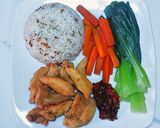 Foto langkah ke 4 dari resep Nasi Daun Jeruk.