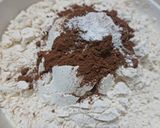 A picture of step 1 of Eggless Chocolate brownie.