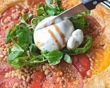 Une image de l'étape 4 de Tatin de tomates, crème de balsamique et Burrata.