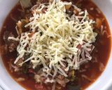 A picture of step 8 of Chili con Carne.