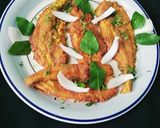 A picture of step 4 of Bombil fry.