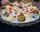 A picture of step 4 of Dehi wala meetha fruits chaat.