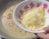 Foto langkah ke 4 dari resep Fettuccine Carbonara.