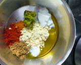 A picture of step 1 of Soya Tikka.