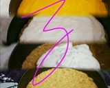 A picture of step 3 of Mango Mousse Cake.