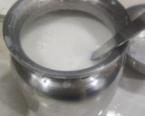 A picture of step 1 of Khandvi.