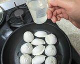 A picture of step 1 of Pan-Fried Dumplings with Chive Dipping Sauce.