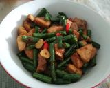 Foto langkah ke 3 dari resep Tumis Kacang panjang tahu.