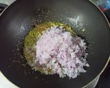 A picture of step 3 of Rajma Chawal.