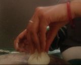 A picture of step 3 of Veg momos.