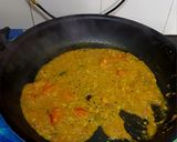 A picture of step 4 of Matki Tadka.