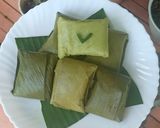 Foto langkah ke 7 dari resep Pais Pandan/Nagasari pandan.