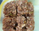 A picture of step 4 of Makhana coconut pak janmashtami special.